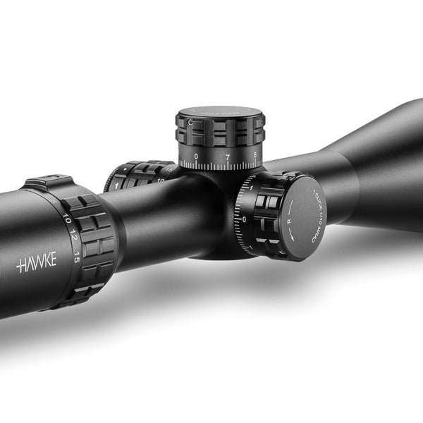 Hawke Frontier 30 SF 2.5-15x50 IR SFP Mil Pro (10x) Zero Lock Rifle Scope - TALON GEAR