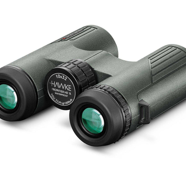 Hawke Frontier HD X 10x32 Binocular - Green - TALON GEAR