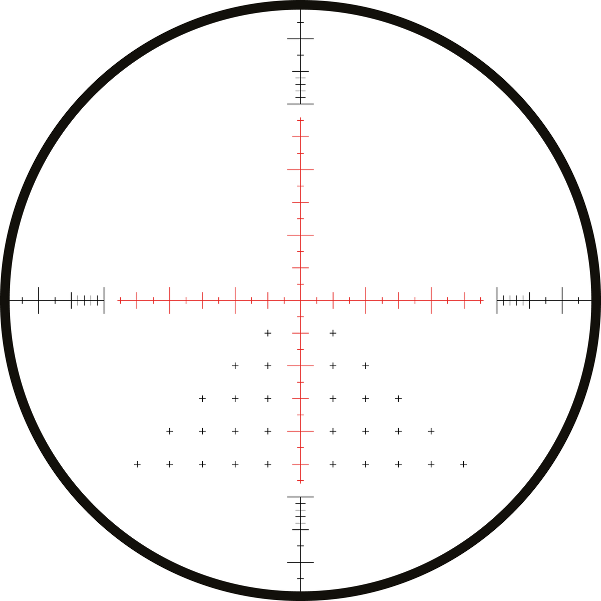 Hawke Vantage 30 WA FFP 6-24x50 Rifle Scope FFP Half Mil Dot (24x)