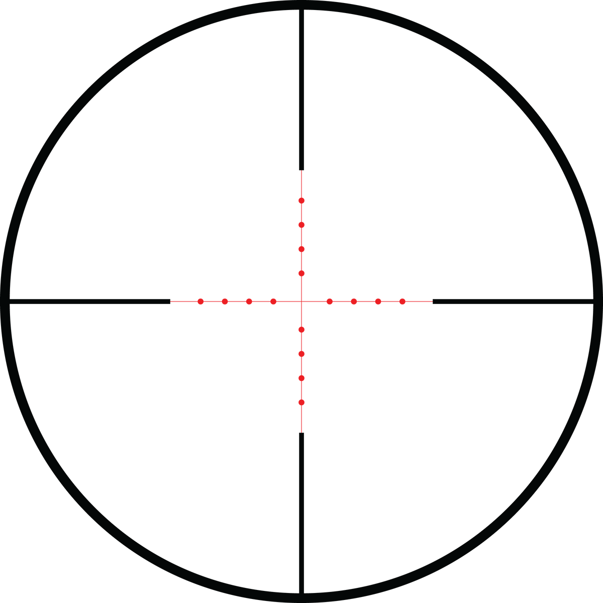 Hawke Vantage IR 4-12x50 AO Rifle Scope Reticle Mil Dot