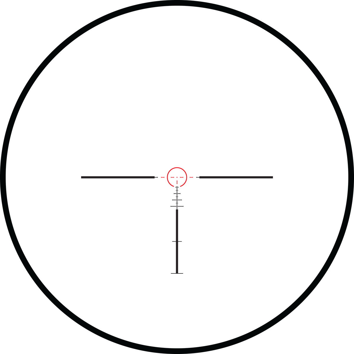 Hawke Endurance 30 WA 1-4x24 IR Rifle Scope - Exposed Turrets