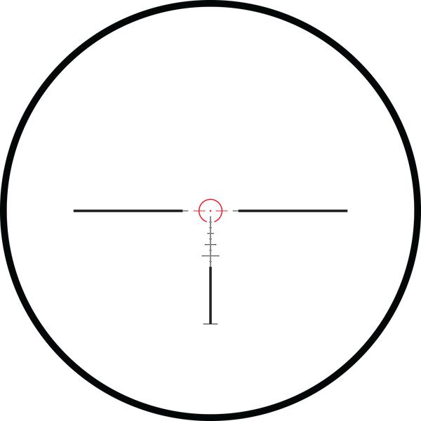 Hawke Frontier 30 1-6x24 IR Rifle Scope - Tactical Dot 6x