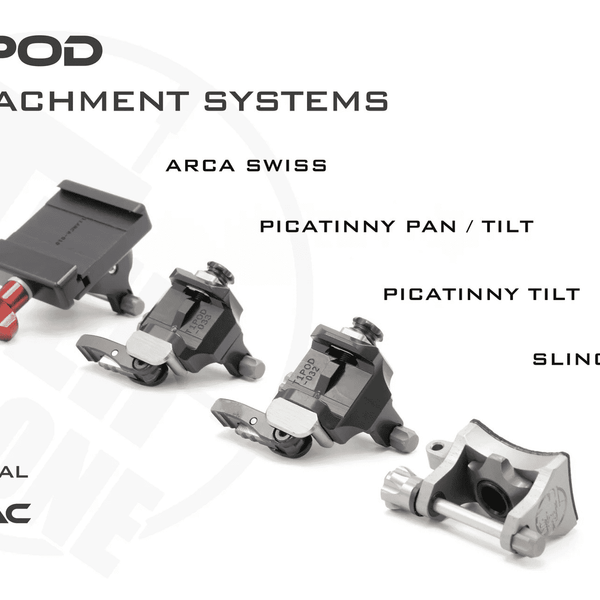 Tier One Carbon Tactical Bipod Pan/Tilt Picatinny