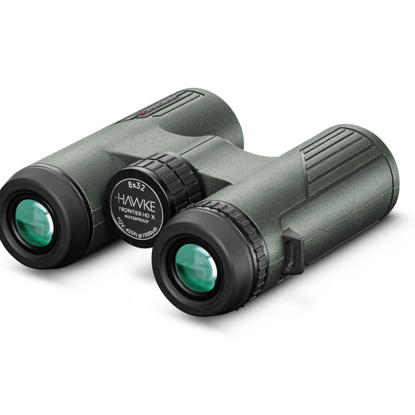 Hawke Frontier HD X 8x32 Binoculars - Green/Gray - TALON GEAR