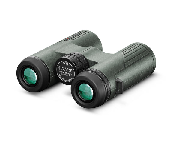 Hawke Frontier HD X 8x32 Binoculars - Green/Gray - TALON GEAR