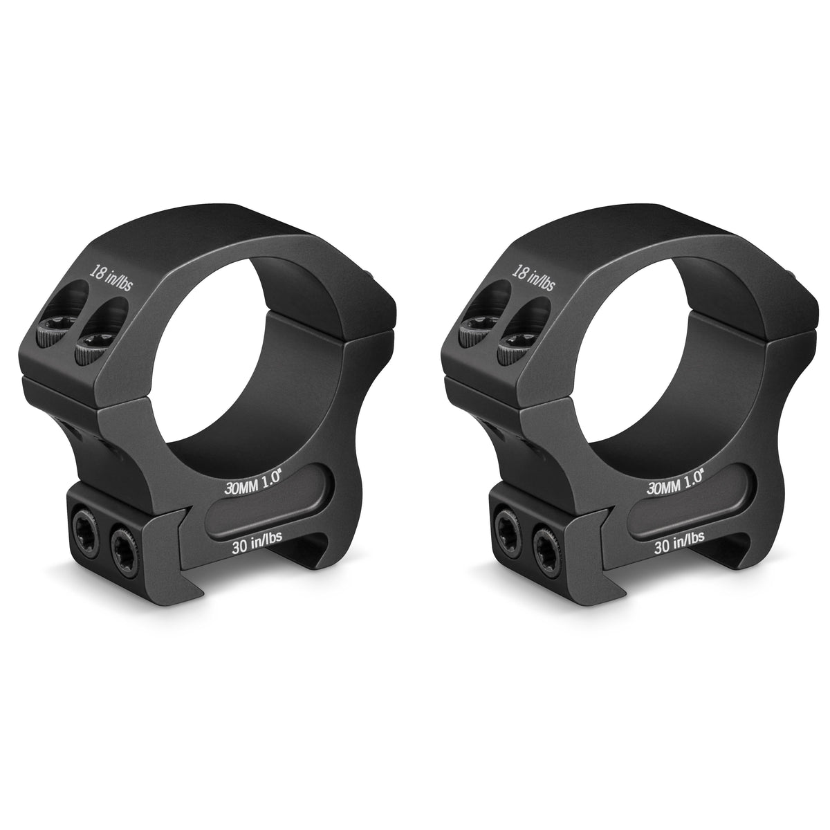 Vortex Pro Series 30mm Scope Rings Low/Med/High - TALON GEAR