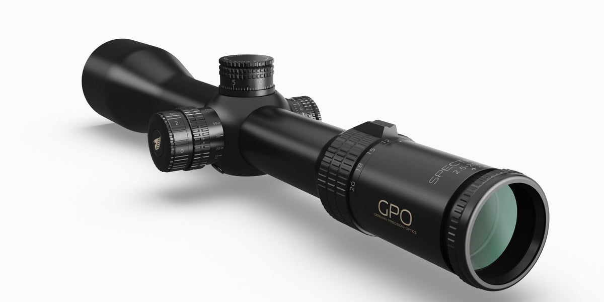 GPO Spectra 8X Riflescope 2.5-20x50i G4i Fiber Reticle - TALON GEAR
